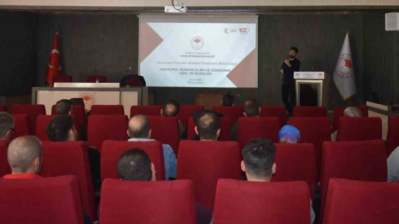 Tarım personeline numune alma teknikleri anlatıldı