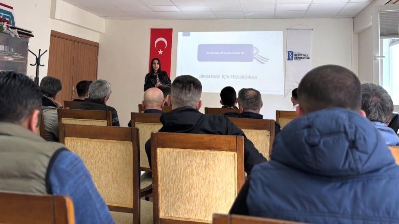 Yükümlülere kanser farkındalığı semineri verildi