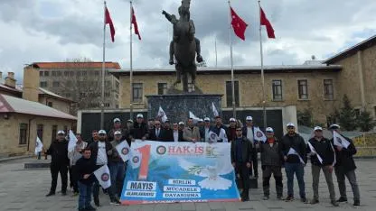 HAK-İŞ’ten 1 Mayıs açıklaması: "Savaşa hayır, emeğe selam!"