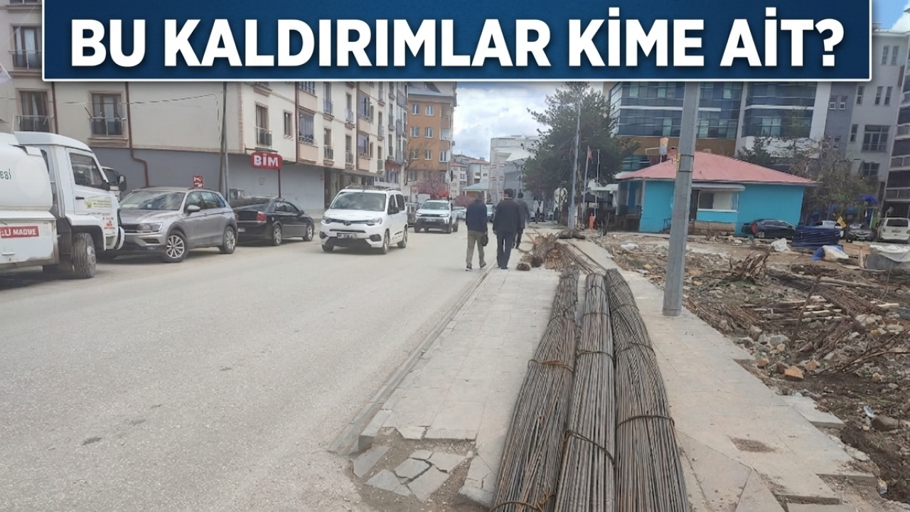 Kaldırım mı, inşaat sahası mı?