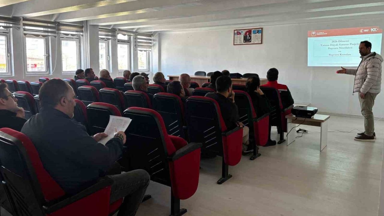 Otlukbeli’nde kırsal kalkınma destekleri anlatıldı