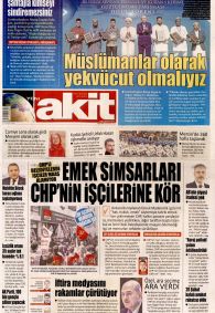 Yeni Akit Gazetesi Gazete Manşeti