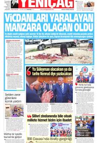 Yeniçağ Gazetesi Gazete Manşeti